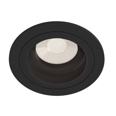 Luminosa Lighting Luminosa Akron Recessed Downlight Black, 1 Light, Gu10 - image 1