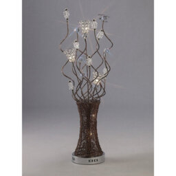 Luminosa Lighting Luminosa (Dh) Kristal Table Lamp 5 Light G4 Polished Chrome/coffee/silver/crystal, Not Led/cfl Compatible - thumbnail 2