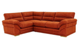 Sofaselectionuk Ltd Amalfi Claude Right Hand 2 Piece Corner Sofa In Orange