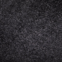 FloorMatch Granite Dark Grey Saxony Carpet Soft Luxury Pile 8mm Thick - 5M Width