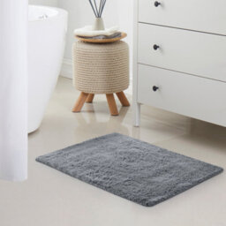 Ameha Fluffy Grey Shaggy Area Rugs For Bedroom Super Soft Small Non Slip Non Shedding Rug Entrance Door Mats, 50 X 80 Cm - thumbnail 7
