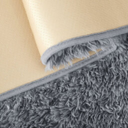 Ameha Fluffy Grey Shaggy Area Rugs For Bedroom Super Soft Small Non Slip Non Shedding Rug Entrance Door Mats, 50 X 80 Cm - thumbnail 6