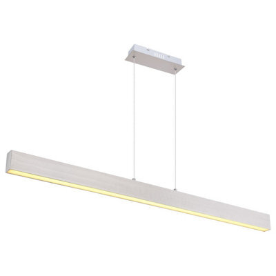 Luminosa Lighting Luminosa Verena Bar Pendant Ceiling Light Nickel Matt Led 3000K - image 1
