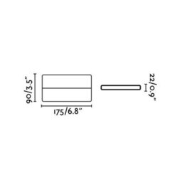Luminosa Lighting Luminosa Aday Led Outdoor Large Up Down Wall Light White Ip54 - thumbnail 3