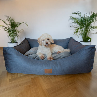All Pond Solutions Allpetsolutions Willow Premium Luxury Dog Bed - Pebble Grey - image 1