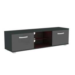 Lassic Vida Designs Cosmo Black 2 Door Led Tv Unit 140Cm Sideboard Cabinet - thumbnail 9