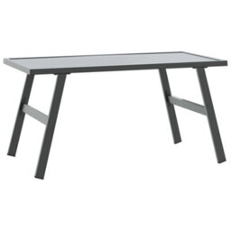 Walplus Garden Coffee Table Black 90X45X35 Cm Powder-Coated Steel - thumbnail 5