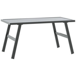 Walplus Garden Coffee Table Black 90X45X35 Cm Powder-Coated Steel - thumbnail 2