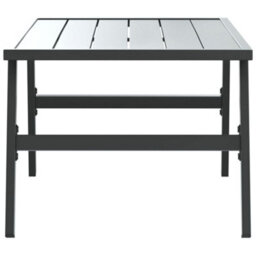 Walplus Garden Coffee Table Black 90X45X35 Cm Powder-Coated Steel - thumbnail 4