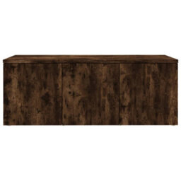 Berkfield Tv Cabinet Smoked Oak 80X34X30 Cm Engineered Wood - thumbnail 5