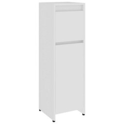 Walplus White Bathroom Cabinet 30X30X95 Cm Engineered Wood Storage Unit - thumbnail 2