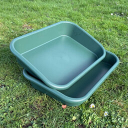 Selections Large Green Plastic Garden & Greenhouse Potting Tray - Pack Of 2 - thumbnail 1