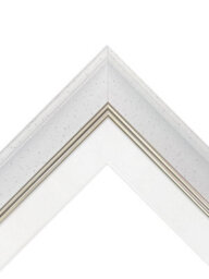 Frames By Post Scandi White Speckled Frame With White Mount For Image Size A2 - thumbnail 5