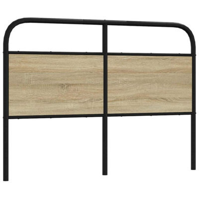 Berkfield Headboard Sonoma Oak 135 Cm Steel And Engineered Wood - image 1