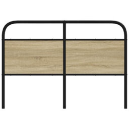 Berkfield Headboard Sonoma Oak 135 Cm Steel And Engineered Wood - thumbnail 3
