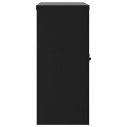 Berkfield File Cabinet Black 90X40X90 Cm Steel - thumbnail 5