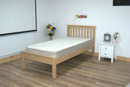 Amani Wiltshire Pine Wooden Bed Frame 4Ft - Uv Waxed - thumbnail 2