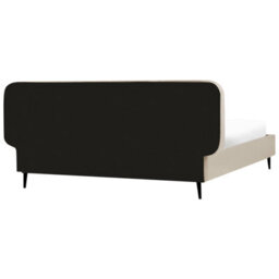 Beliani Bed Velvet Brin 180 X 200 Cm (Eu Super King) Taupe - thumbnail 6