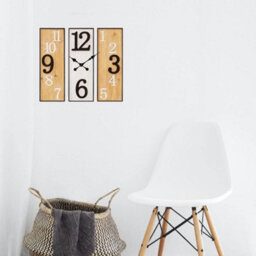 Wall Clock Metal And Wood 60Cm X 61Cm - thumbnail 4