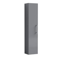 Nuie 300mm Tall Unit (1 Door),nuie Arno 1 Door Wall Hung Tall Storage Unit 300mm Wide - thumbnail 1