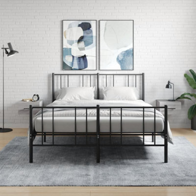 Berkfield Wall-Mounted Bedside Cabinets 2 Pcs Grey Sonoma 35X35X20 Cm - image 1