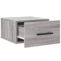 Berkfield Wall-Mounted Bedside Cabinets 2 Pcs Grey Sonoma 35X35X20 Cm - thumbnail 7
