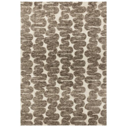 Brown Abstract Modern Easy To Clean Rug For Bedroom & Living Room-120Cm X 170Cm - thumbnail 1