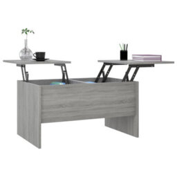 Vidaxl Coffee Table Grey Sonoma 80X50X42.5 Cm Engineered Wood - thumbnail 4