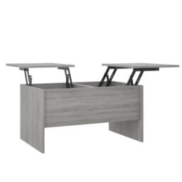 Vidaxl Coffee Table Grey Sonoma 80X50X42.5 Cm Engineered Wood - thumbnail 2