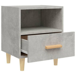Berkfield Bedside Cabinets 2 Pcs Concrete Grey 40X35X47 Cm - thumbnail 6