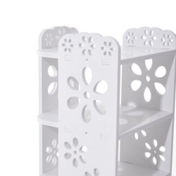 Thehotsale 7-Tier White Plastic Freestanding Open Shoes Rack For Entryway - thumbnail 6