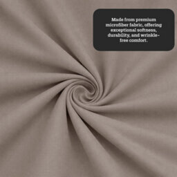 Aspire Homeware Beige Fitted Sheet 40 Cm Extra Deep Pocket Hypoallergenic Bed Sheet Microfiber (L)200Cm X (W)180Cm,super King - thumbnail 4