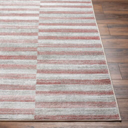 Livabliss San Francisco-Modern Pink Grey Burgundy Graphic Living Dining Bedroom Rug 120 X 170 Cm Easy Care, Non Shedding - thumbnail 5