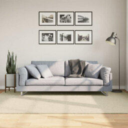 Berkfield Rug Huarte Short Pile Soft And Washable Cream 160X230 Cm - thumbnail 1