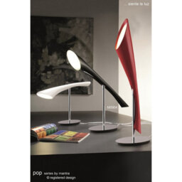 Luminosa Lighting Luminosa Pop Wall Lamp Switched 1 Light E27, Gloss Red/polished Chrome - thumbnail 3