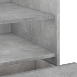 Berkfield Bedside Cabinet Concrete Grey 45X50X50 Cm Engineered Wood - thumbnail 9