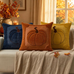 Amorly 2Pack Fall Pumpkin Pillow Covers,rust Soft Plush Autumn Throw Cushion Cases,thanksgiving Home Decor For Sofa,bedroom,living Room - thumbnail 5