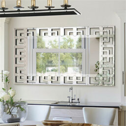 Artloge 120X70Cm Venetian Wall Mirror Decorative Frameless Beveled Edge Mirror, Vertical Or Horizontal Hanging - thumbnail 1