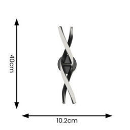 Wall Light Lamp Fitting Integrated Led Indoor Outdoor Ip44 Living Room Bathroom - thumbnail 2