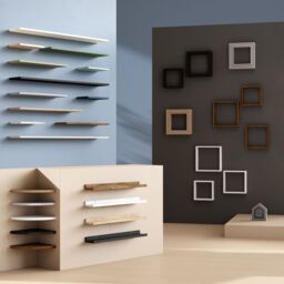 GoodHome Rigga Silver Effect Cube Shelf (L)30Cm X (D)9.8Cm, Set Of 3 - thumbnail 9