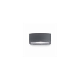 Ideal Lux Luminosa Andromeda 1 Light Outdoor Small Up Down Wall Light Polished Chrome, Anthracite Ip55, E27 - thumbnail 1
