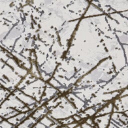 Gold Silver Abstract Marble Metallic Rug, 11mm Thick Stain-Resistant Rug, Modern Rug For Dining Room-80Cm X 150Cm - thumbnail 6