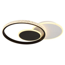 Luminosa Lighting Luminosa Perlix Integrated Led Semi Flush Ceiling Light White Matt 3X Led 3000K