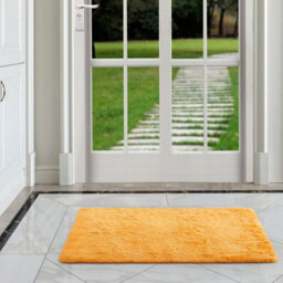 Ameha Ochre Shaggy Area Rugs For Living Room &bedroom 60X110Cm- Anti-Slip, Super Soft Fluffy Shaggy Rug -Thick Pile, Luxury Decorative - thumbnail 8