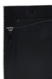 Orsina Bria Wall Mirror, Black, Natural, Glass, Wood - thumbnail 4