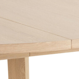 Furniture To Go A-Line Round Extendable Dining Table In White Oak 120/220 X 120 X 75Cm - thumbnail 7