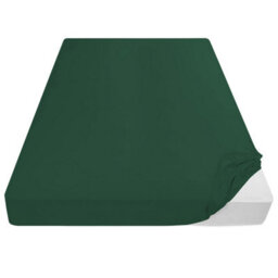 "Ameha Fitted Sheet 40Cm Extra Deep Pocket Elastic Corners Soft Microfiber Fitted Sheet 16"" (Emerald Green,double 137 X 190 Cm)" - thumbnail 1