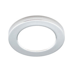 Litecraft Chrome Magnetic Bezel For 12W Darly Bathroom Flush Ceiling Light - thumbnail 2