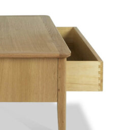 Alba Oak 95Cm Large Rectangular Coffee Table With Drawer - By Roseland Furniture - thumbnail 7