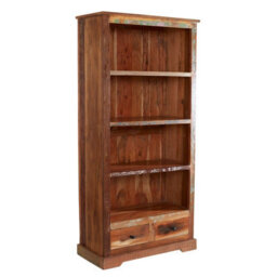 Buttercup Farm Coastal Large Bookcase - Wood - L40 X W85 X H180 Cm - thumbnail 1